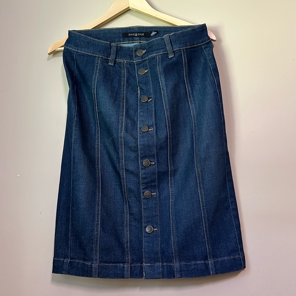 Modest Jean skirt